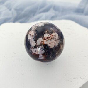 Blue Flower Agate Sphere